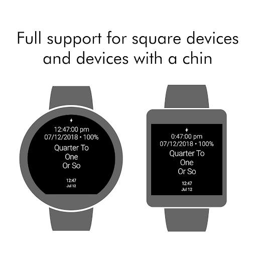 Twelveish - Customizable Text Watch Face for Wear screenshot 4