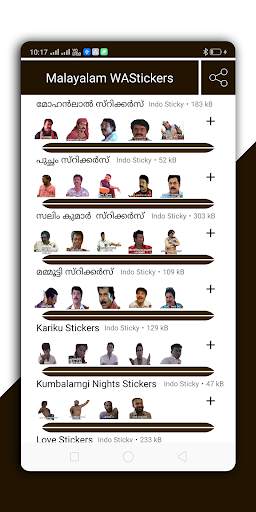 Malayalam WAStickers screenshot 1