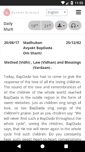 Official Madhuban Murli screenshot 2