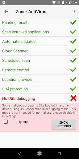 Zoner AntiVirus screenshot 5
