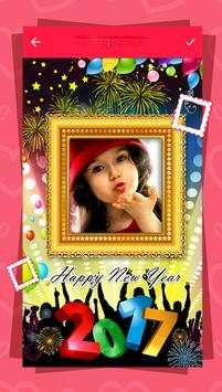 New Year Photo Frame Edit 2017 screenshot 10