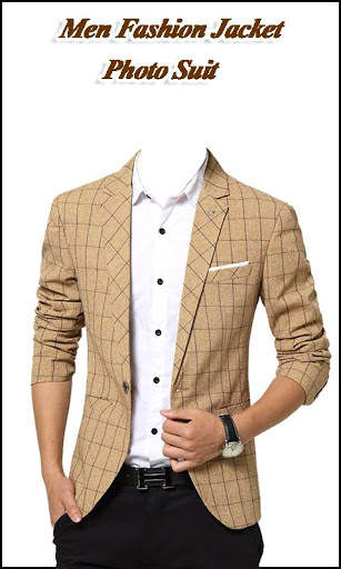 Men Fashion Jacket Photo Suit 3 تصوير الشاشة