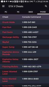 Cheats for GTA 5 - Xbox, PS4, PS3, PC Cheats screenshot 4