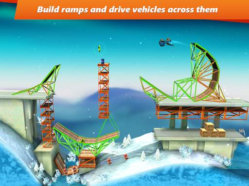 Bridge Constructor Stunts FREE screenshot 11