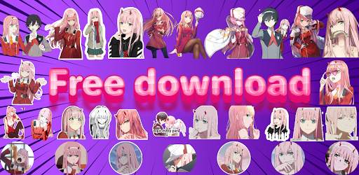 Darling in the Franxx stickers for Whatsapp screenshot 3
