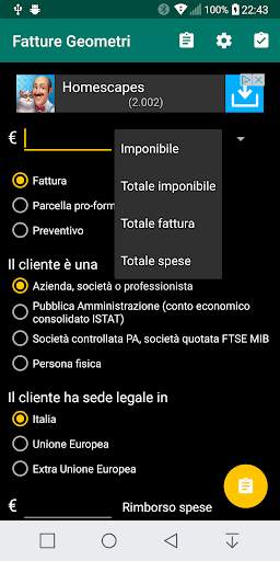Fatture Geometri screenshot 2