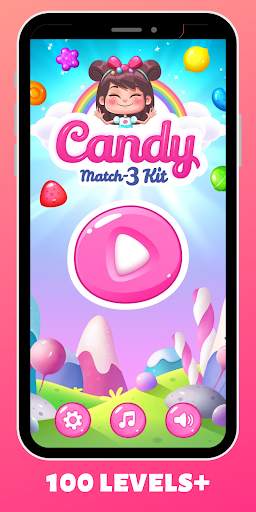 Zoya Sweet Candy - Classic 3 Match Game screenshot 1