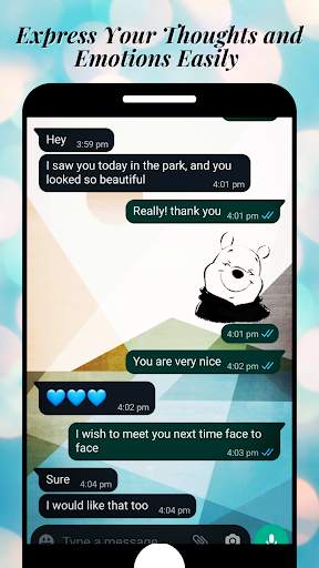 Winne Stickers for WhatsApp (Black & white) screenshot 1