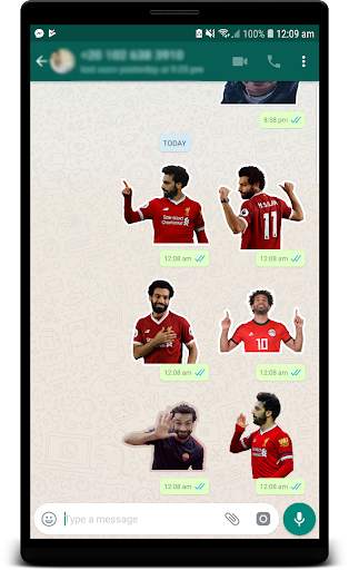 Mo Salah stickers for WhatsApp screenshot 3