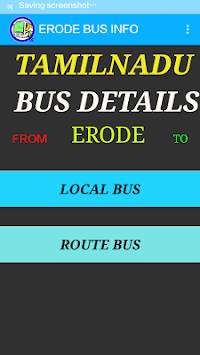 ERODE BUS INFO screenshot 3
