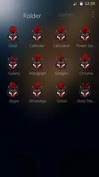 Dark Wolf Theme Monster Background  Red-eyed wolf скриншот 3