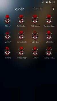 Dark Wolf Theme Monster Background  Red-eyed wolf screenshot 3