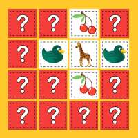 Memory Game for Kids: Match the card pair logo