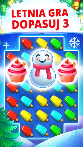 Ice Cream Paradise: Dopasuj 3 screenshot 1