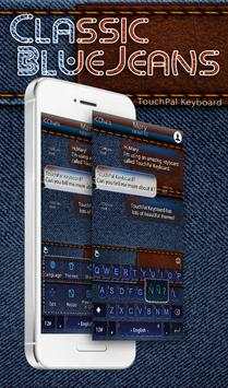 Classic Blue Jeans Keyboard screenshot 1
