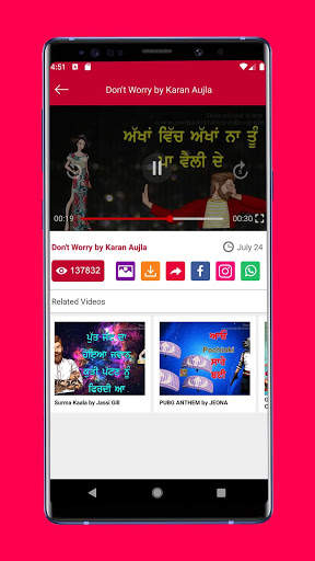 Punjabi Status Video,Punjabi videos, Punjabi Songs screenshot 3