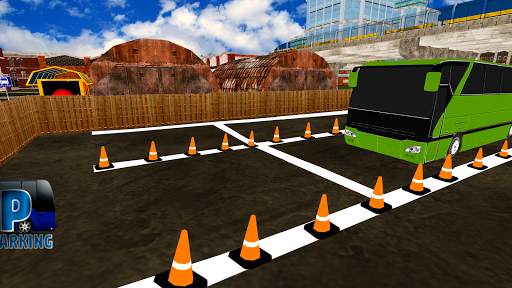 City Coach Bus Parking Simulator Driving School screenshot 1