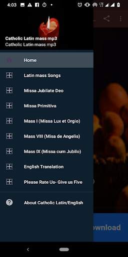 Catholic Latin & English Mass Songs screenshot 1