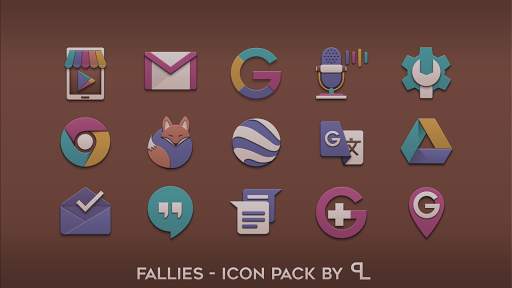 Fallies Icon pack - Chocolat screenshot 2