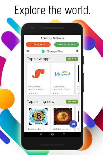 Play Store Country Change App screenshot 1