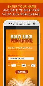 Daily Luck Percentage Calculator screenshot 4