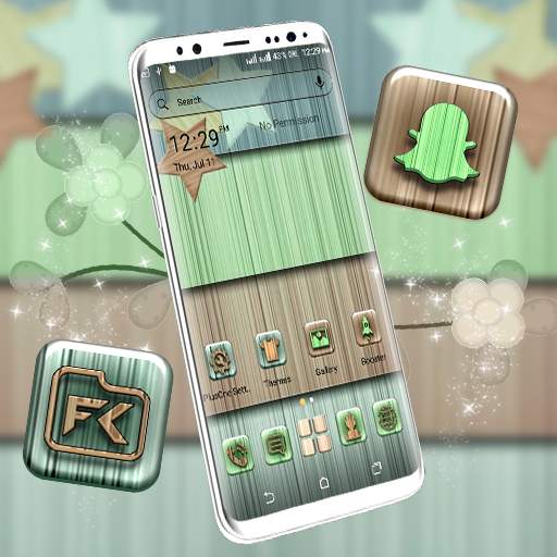 Colourful Wooden Launcher 1.6