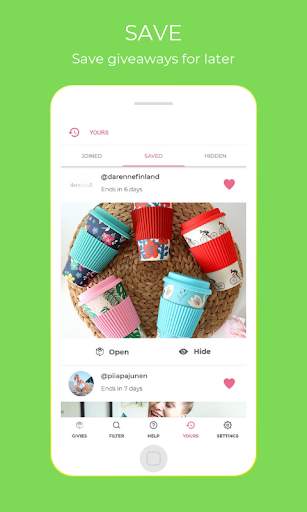 Giveaway App - Win products for free screenshot 7