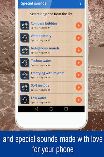 ringtones water for phone, water sounds free screenshot 5