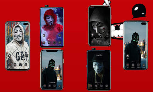 joker Anonymous Scary wallpaper & Background 2020 screenshot 7