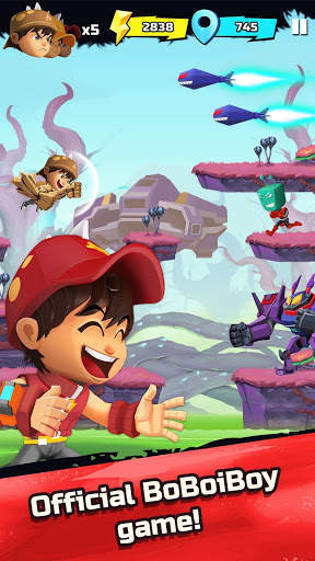 BoBoiBoy Galaxy Run: Fight Aliens to Defend Earth! screenshot 2