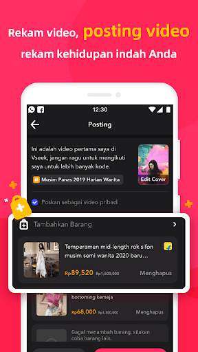 Vseek - Video Pendek & Penawar screenshot 3