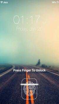 Finger Print Screen Lock Prank screenshot 2