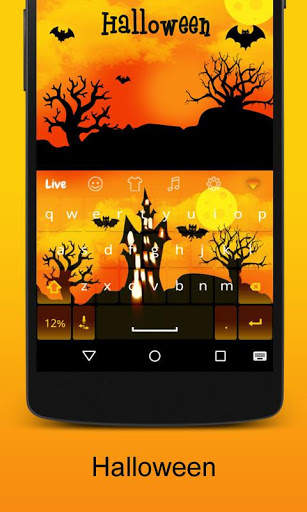 Halloween Live Keyboard Theme screenshot 3