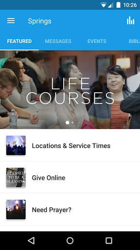 Springs App screenshot 1