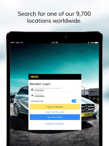 Hertz Car Rentals screenshot 7