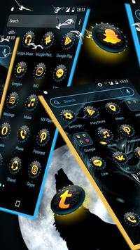 Dark Wolf Launcher Theme screenshot 2