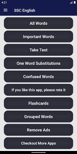 SSC CGL English Offline screenshot 2