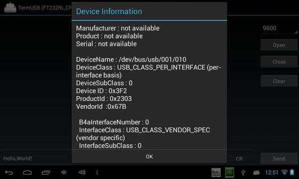 TermUSB screenshot 2