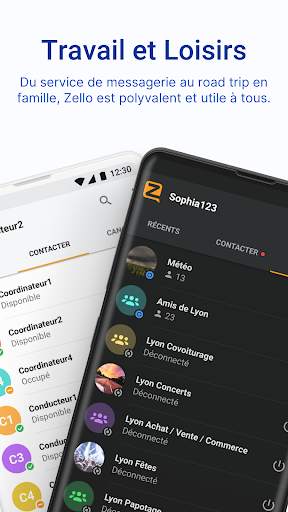 Talkie Walkie Zello PTT screenshot 2