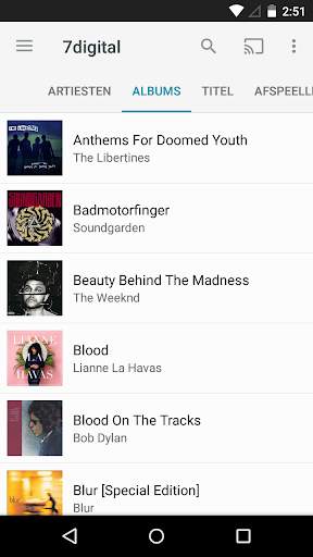 7digital app voor Android screenshot 6