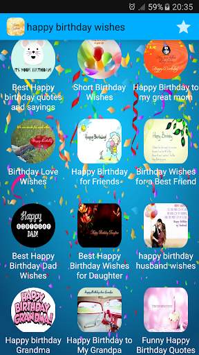 Happy Birthday Wishes screenshot 1
