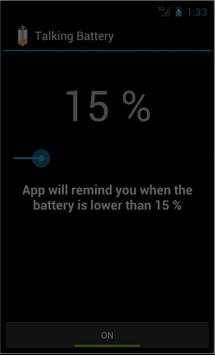 Talking Battery Lite screenshot 1