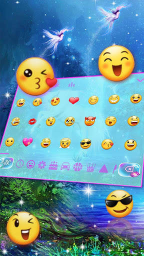 White Magic Unicorn Keyboard screenshot 3