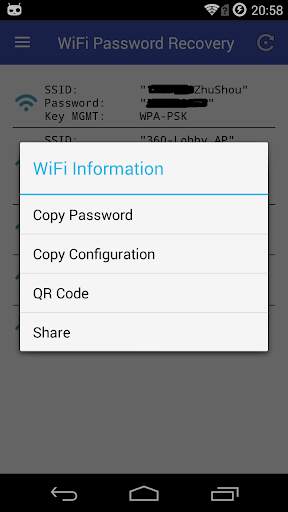 WiFi Password Recovery screenshot 2