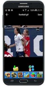 Funny clips of football gif screenshot 5