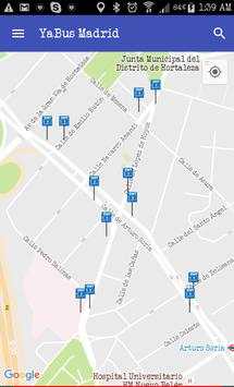 YaBus Madrid EMT bus arrive time screenshot 2
