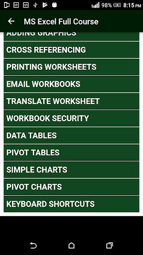 Learn MS Excel (Basic & Advance Course) скриншот 21