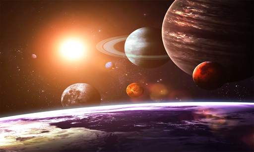 Solar System 3D Wallpaper HD screenshot 1
