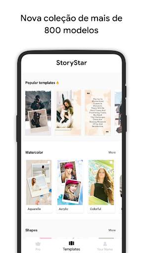 StoryStar - Criador de Histórias do Instagram screenshot 1