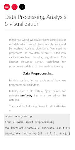 Machine Learning Tutorial скриншот 3